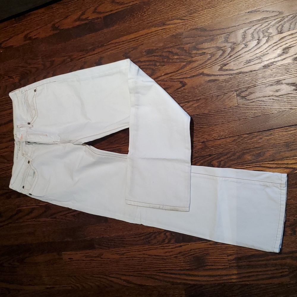 Men's EDUN Cream Button Down Jeans
